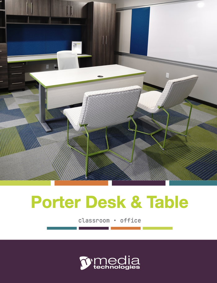 Porter Desk & Table Cut Sheet