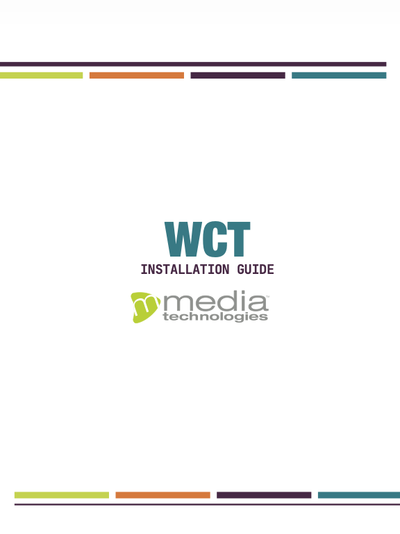 WCT Installation & Assemlby Guides