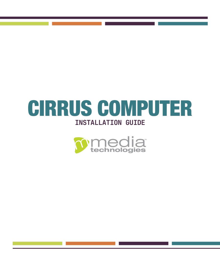 Cirrus Computer Installation & Assembly Guide